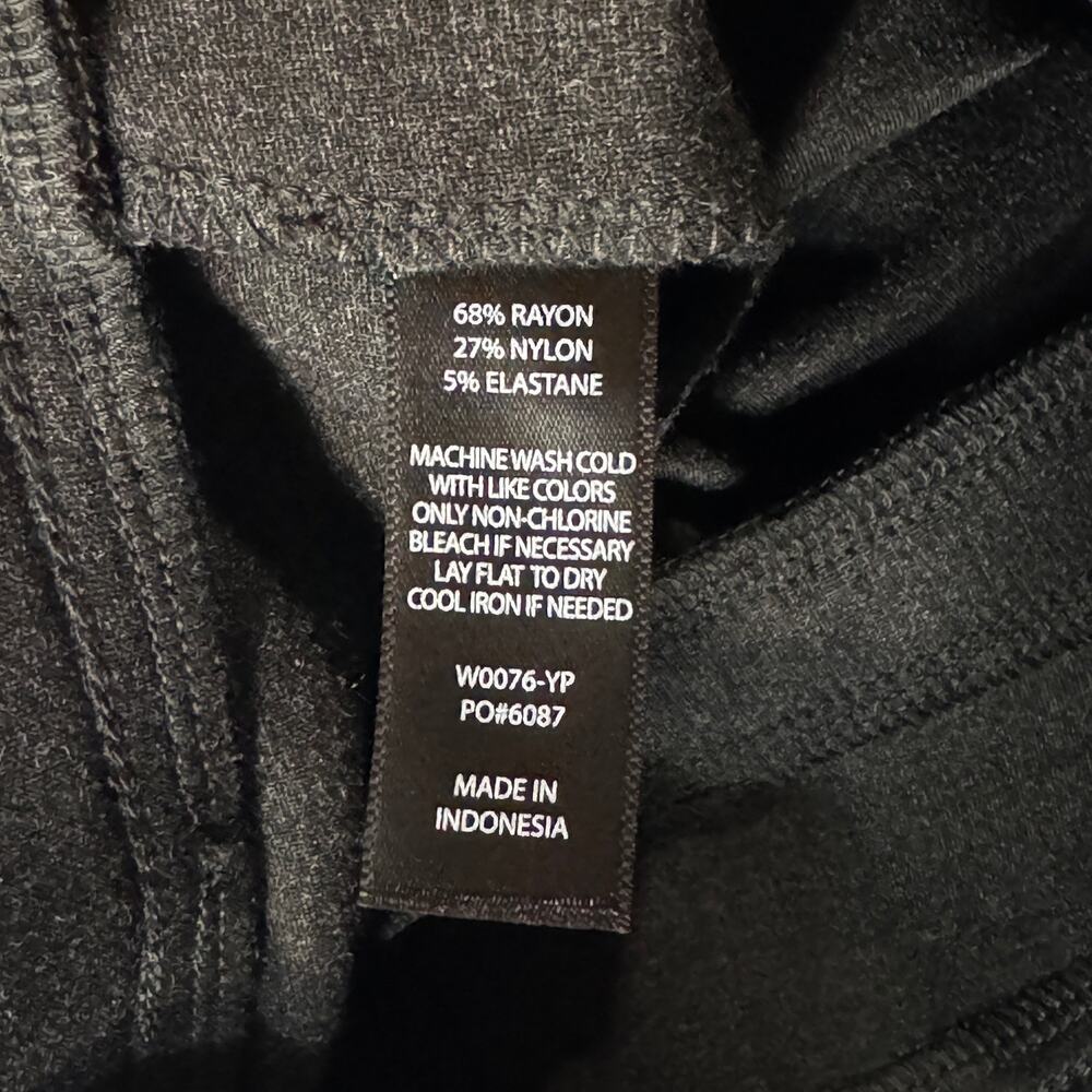 Betabrand Petite X-Small Classic Dress Straight Pants Yoga Ponte Pull-On Gray - Picture 6 of 6